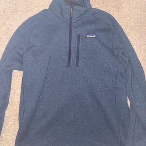 Patagonia Navy Quarter-Zip Fleece